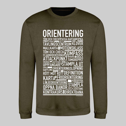 Orientering Text Sweatshirt