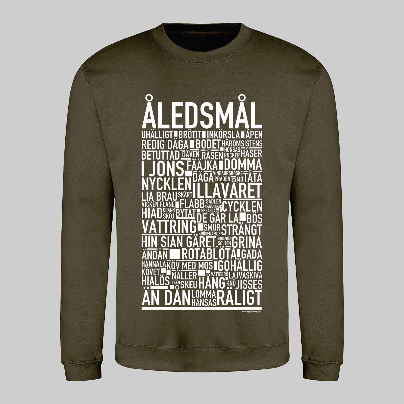Åledsmål Dialekt Text Sweatshirt