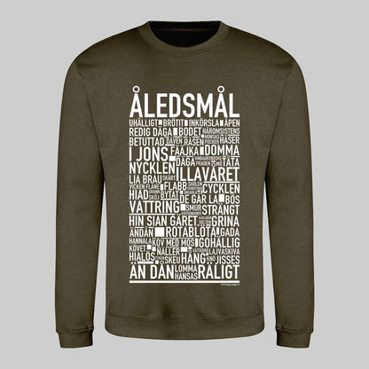 Åledsmål Dialekt Text Sweatshirt