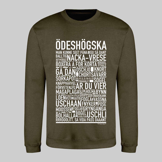 Ödeshögska Dialekt Text Sweatshirt
