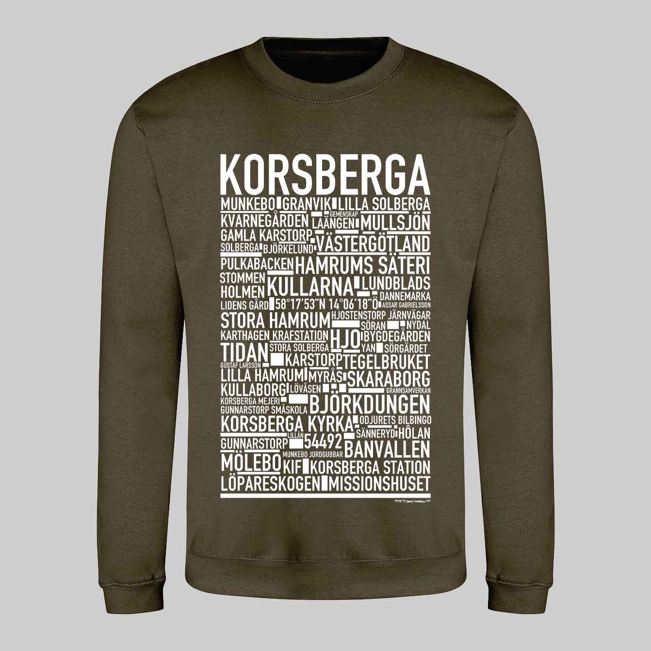 Korsberga Text Sweatshirt