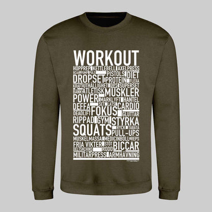 Workout Text Sweatshirt