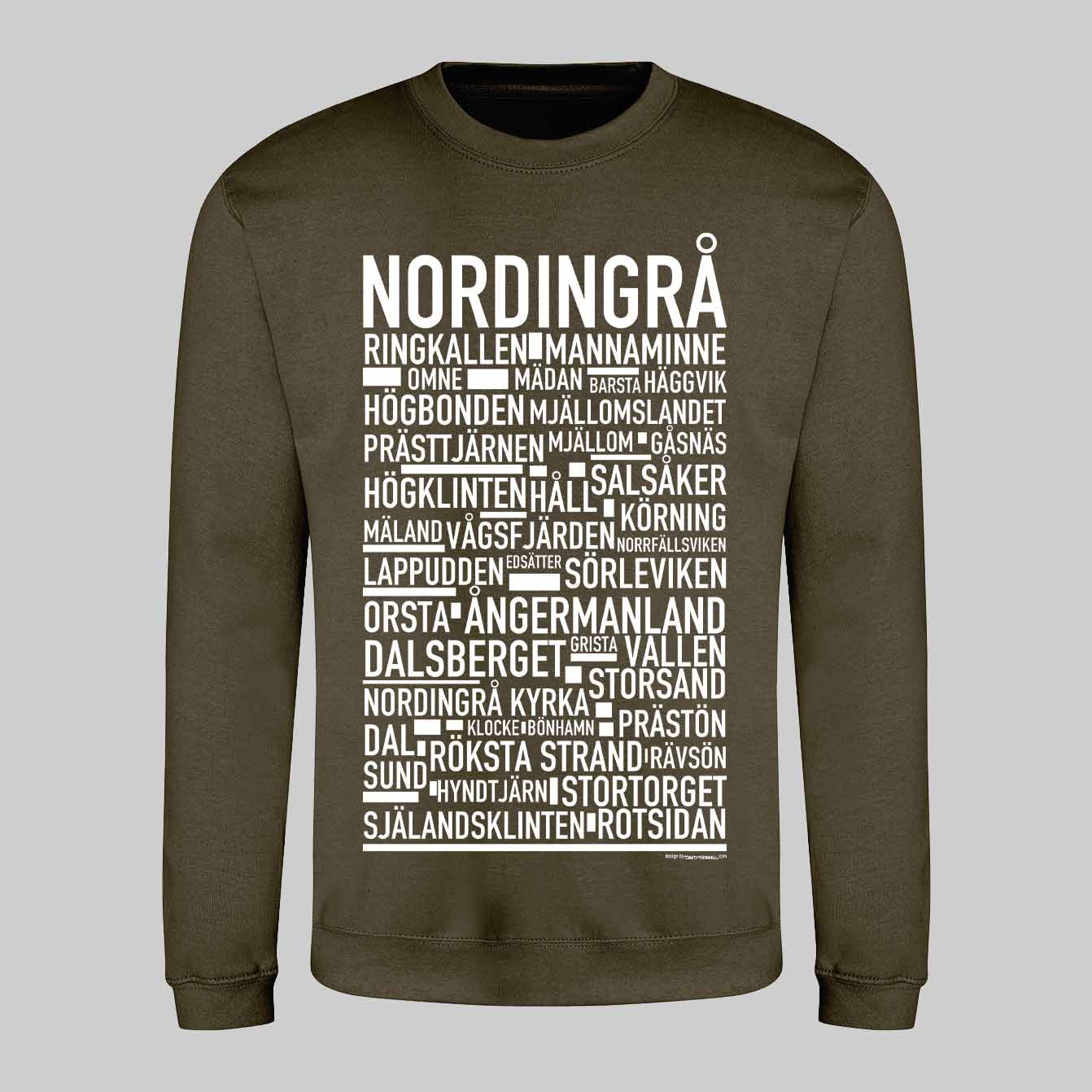 Nordingrå Text Sweatshirt