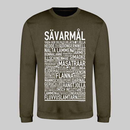 Sävarmål Dialekt Text Sweatshirt