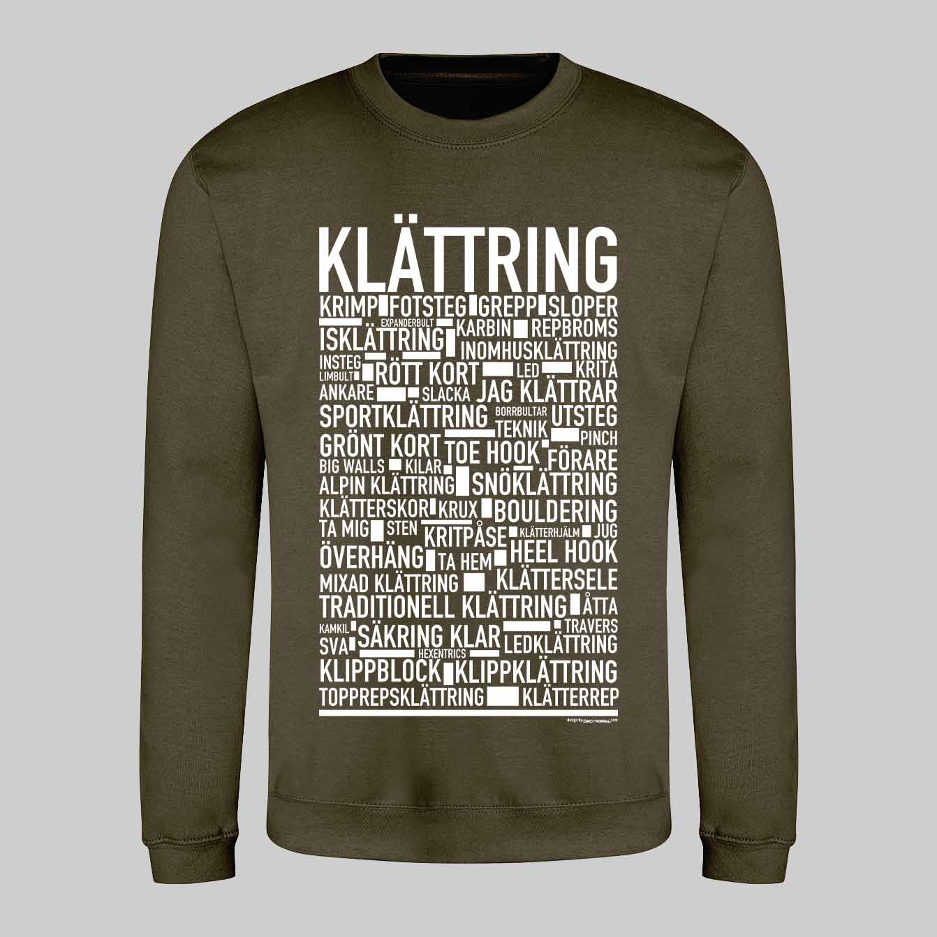 Klättring Text Sweatshirt