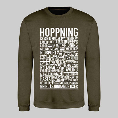 Hoppning Text Sweatshirt