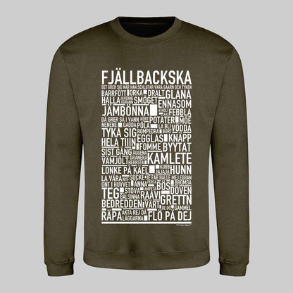 Fjällbackska Dialekt Text Sweatshirt