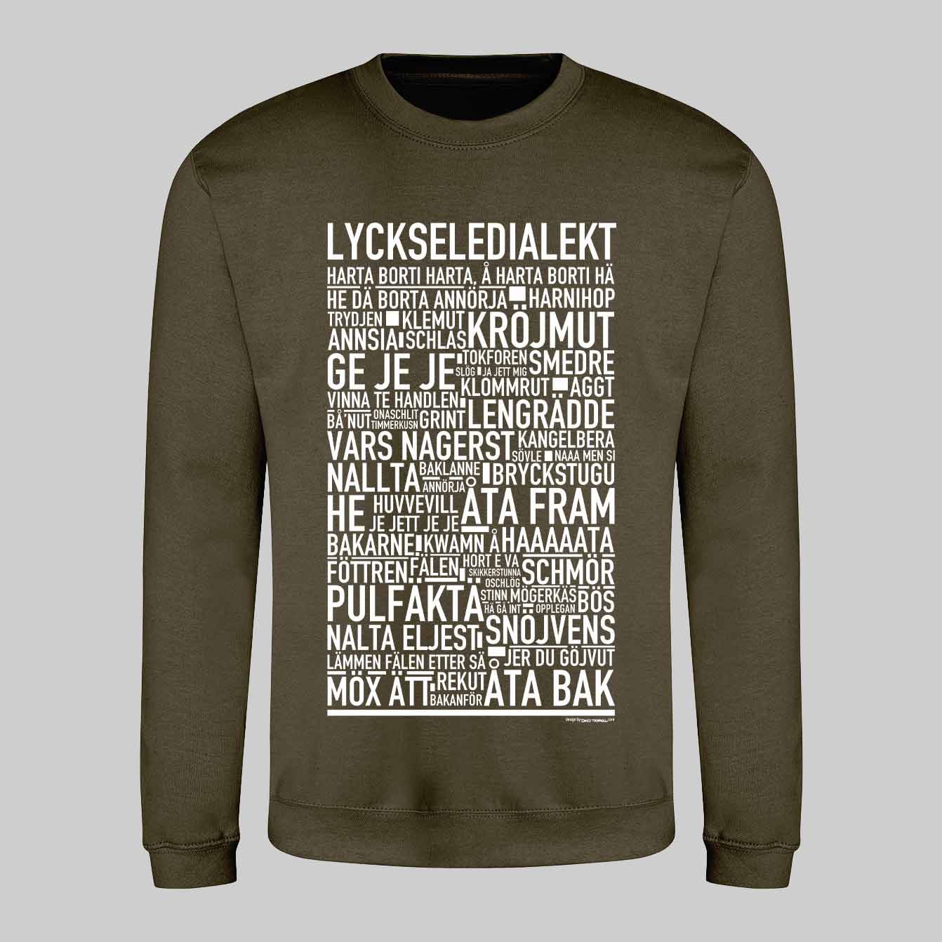 Lycksele Dialekt Text Sweatshirt