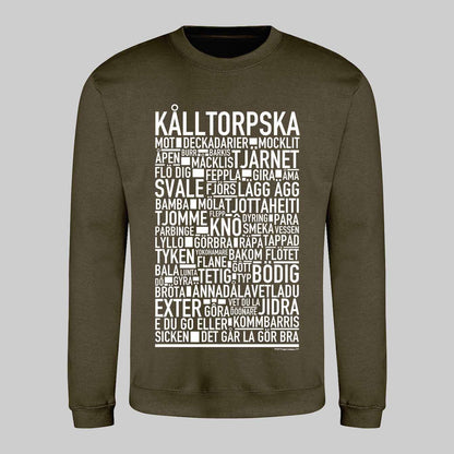 Kålltorpska Dialekt Text Sweatshirt