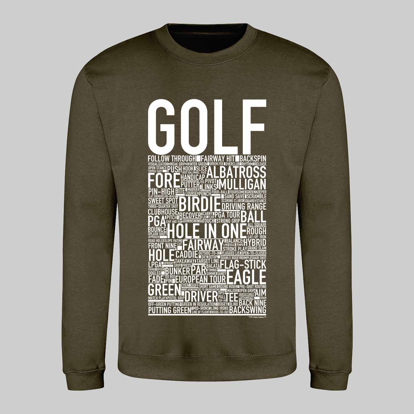 Golf Text Sweatshirt