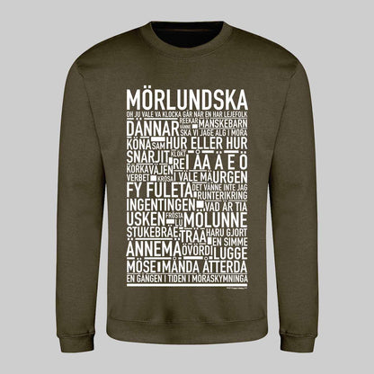 Mörlundska Dialekt Text Sweatshirt