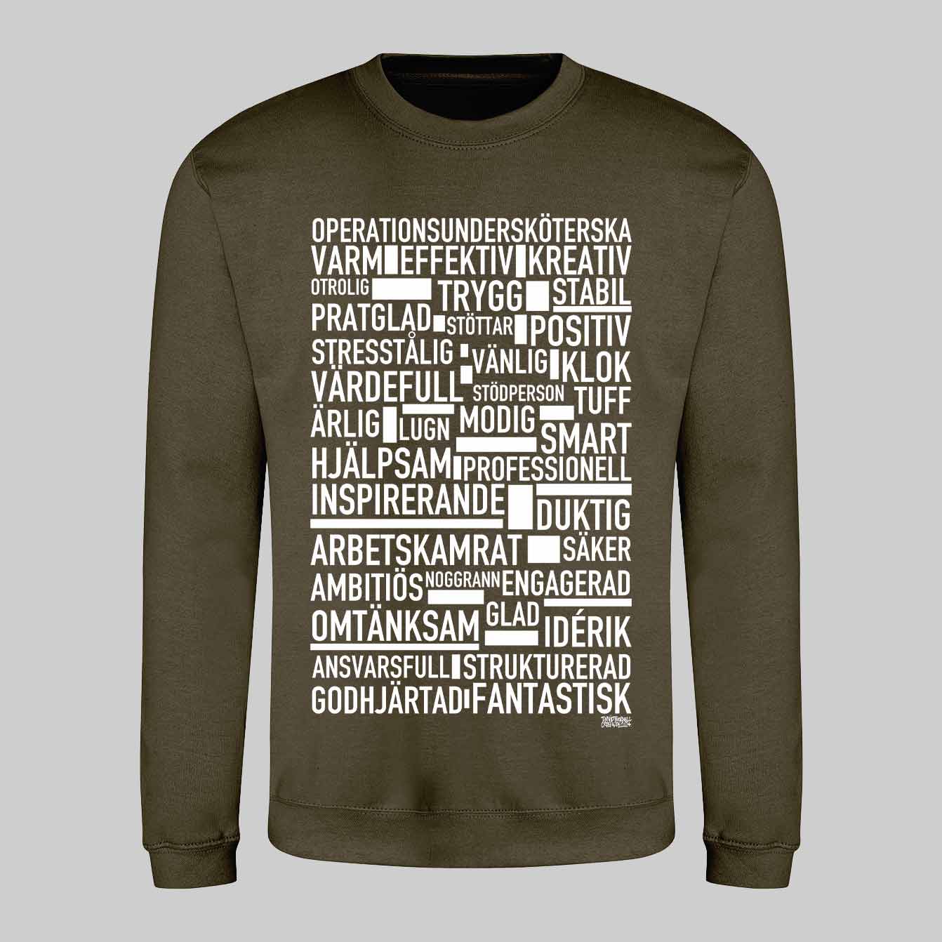 Operationsundersköterska Text Sweatshirt
