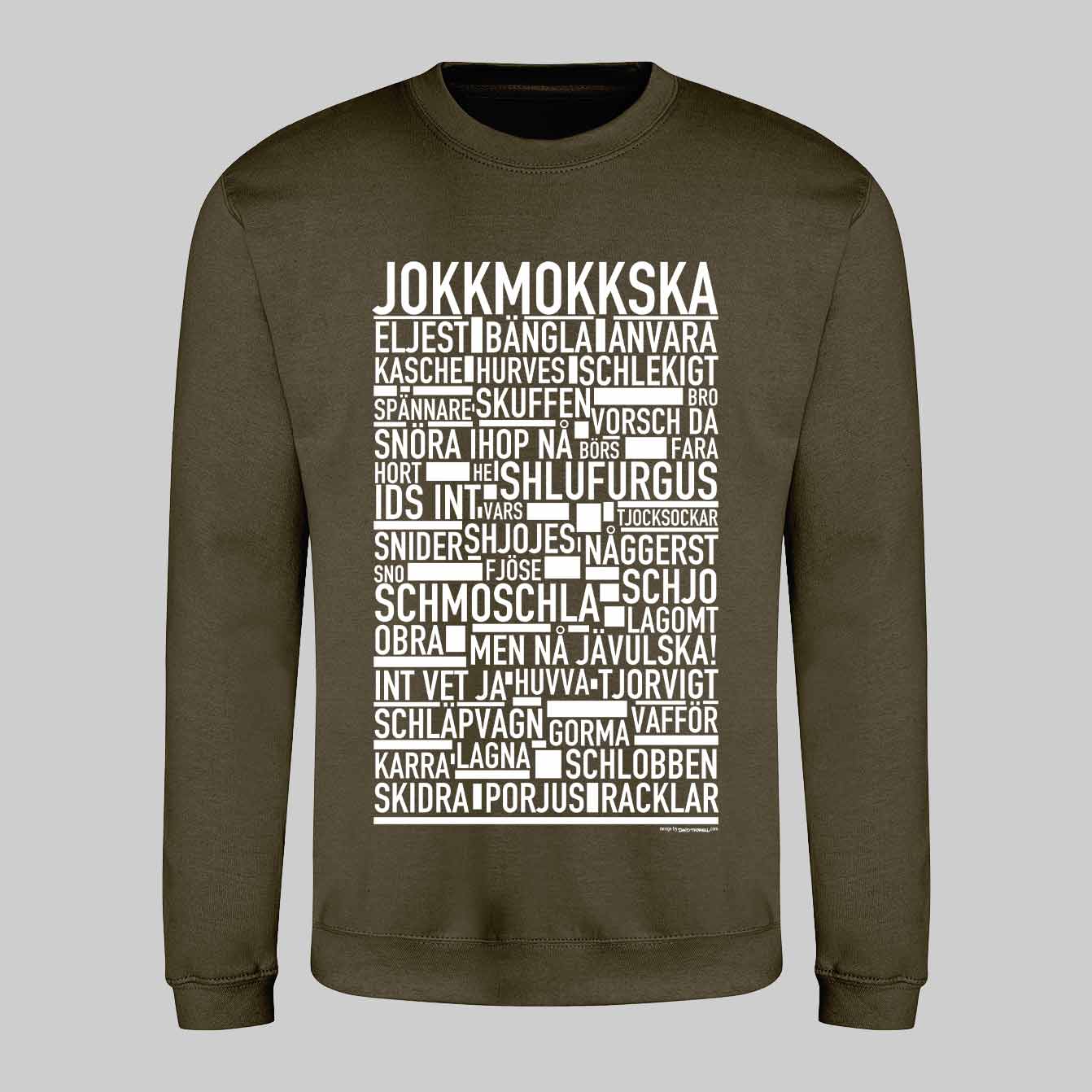 Jokkmokkska Dialekt Text Sweatshirt