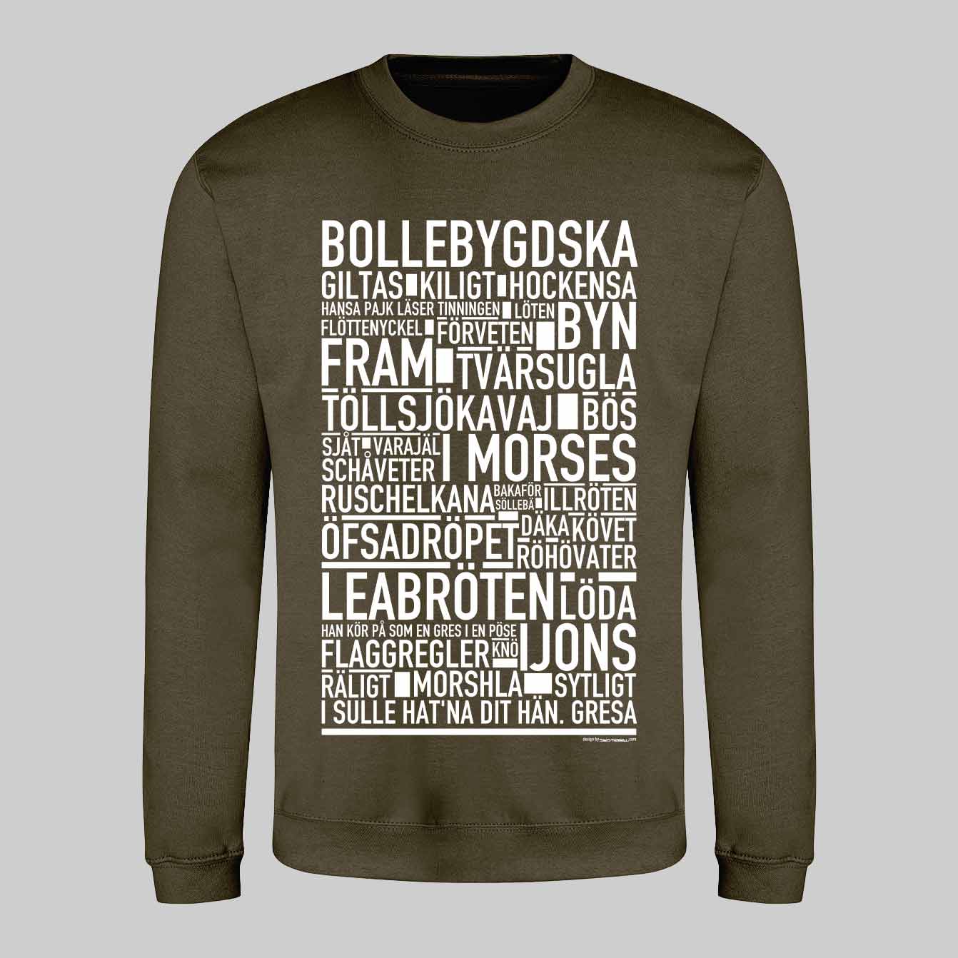 Bollebygdska Dialekt Text Sweatshirt
