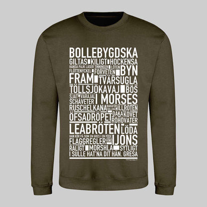 Bollebygdska Dialekt Text Sweatshirt
