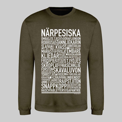 Närpesiska Dialekt Text Sweatshirt