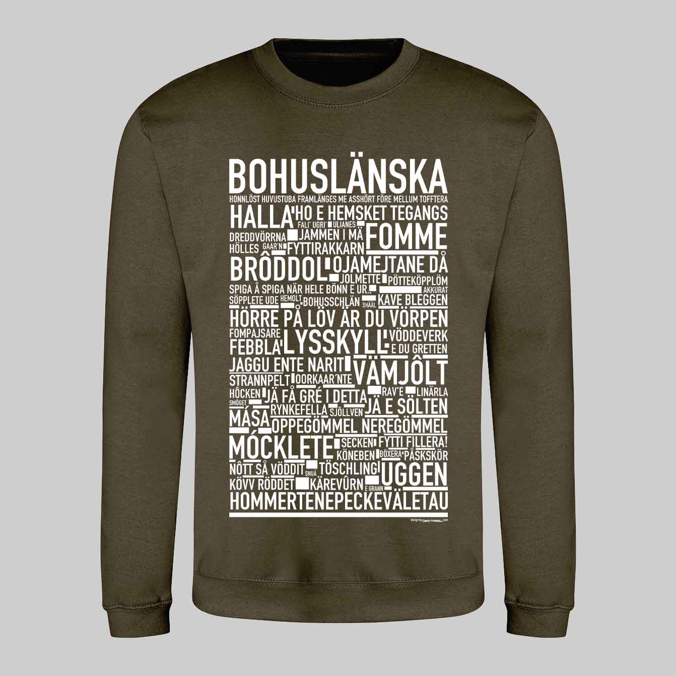 Bohuslänska Dialekt Text Sweatshirt
