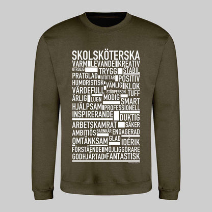 Skolsköterska Text Sweatshirt