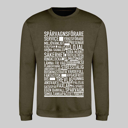 Spårvagnsförare Text Sweatshirt