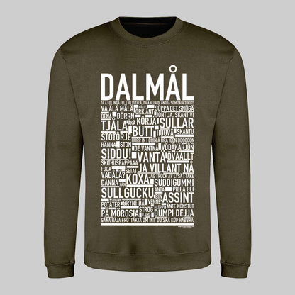 Dalmål Dialekt Text Sweatshirt