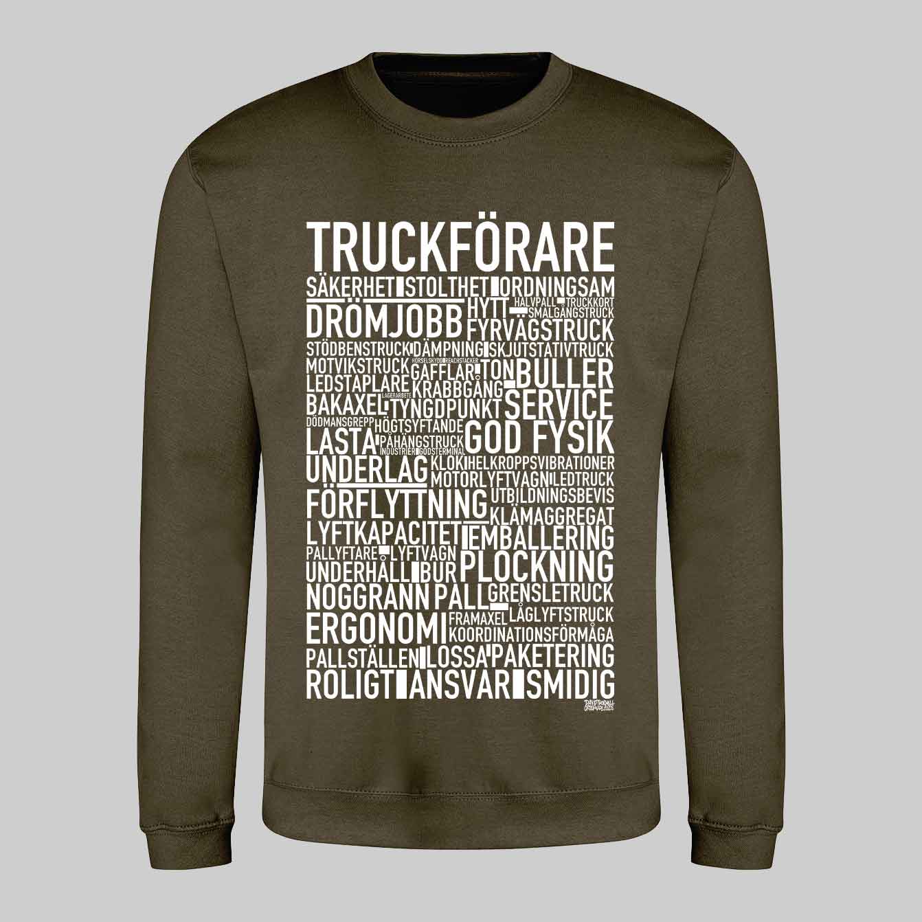 Truckförare Text Sweatshirt