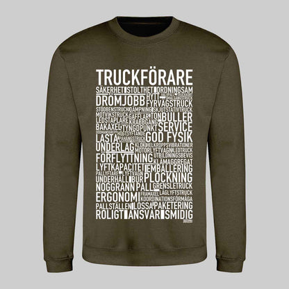 Truckförare Text Sweatshirt