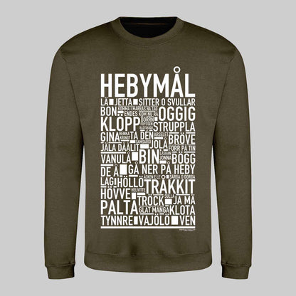 Hebymål Dialekt Text Sweatshirt