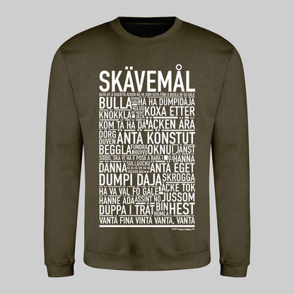 Skävemål Dialekt Text Sweatshirt