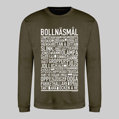 Bollnäsmål Dialekt Text Sweatshirt