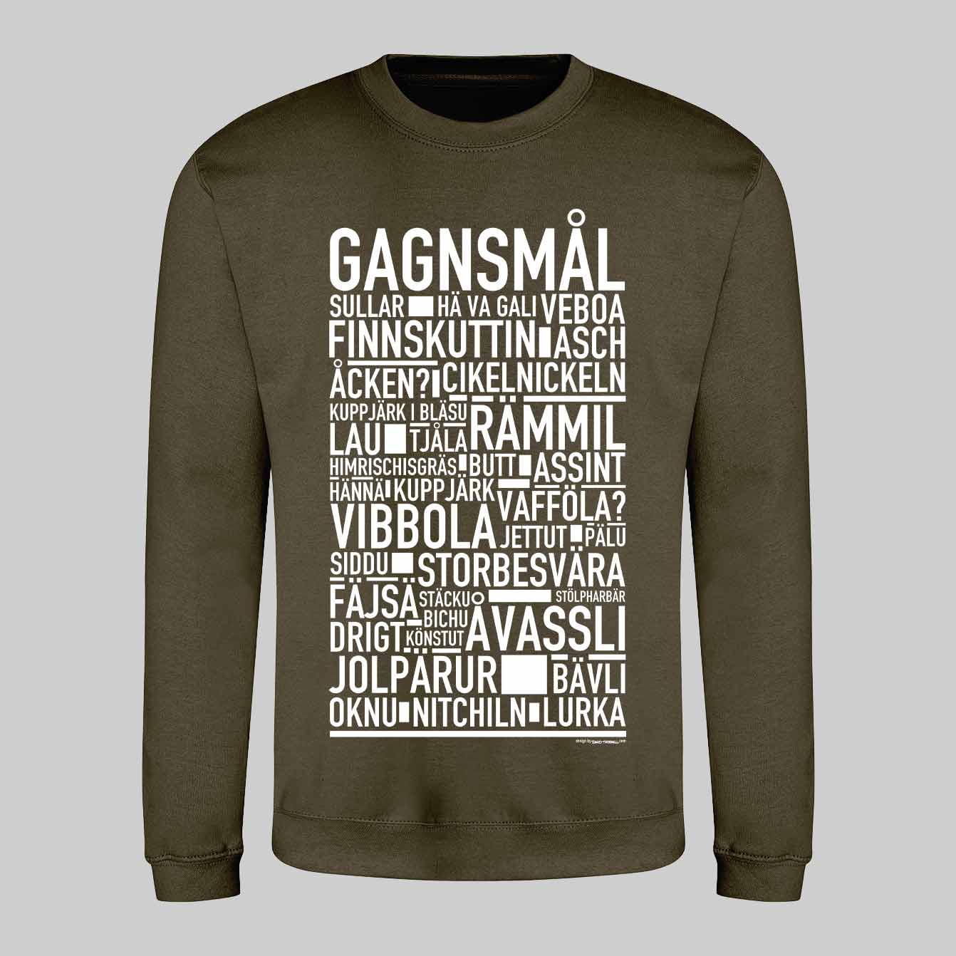 Gagnsmål Dialekt Text Sweatshirt