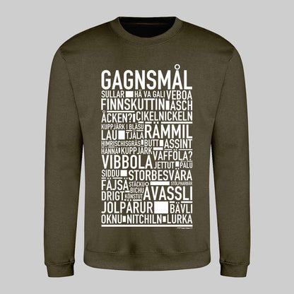 Gagnsmål Dialekt Text Sweatshirt