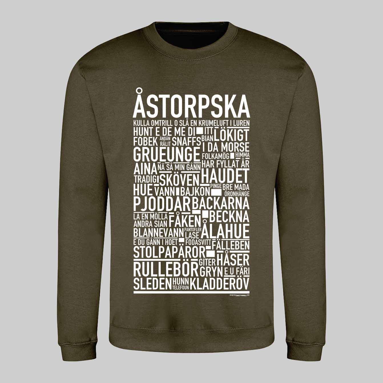 Åstorpska Dialekt Text Sweatshirt