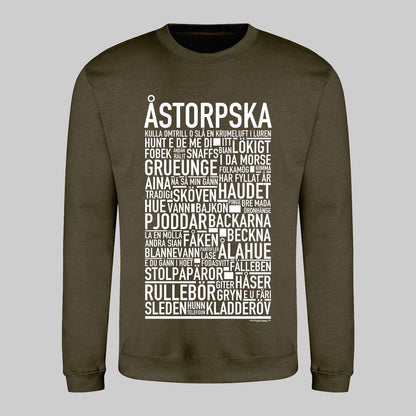 Åstorpska Dialekt Text Sweatshirt