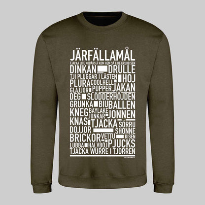 Järfällamål Dialekt Text Sweatshirt