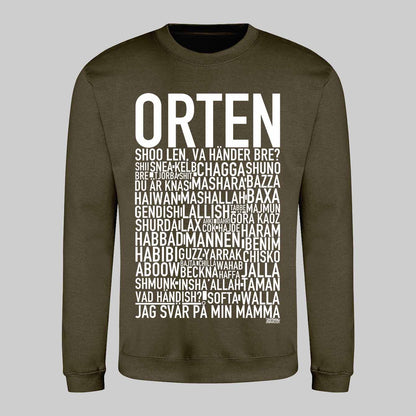 Orten Dialekt Text Sweatshirt