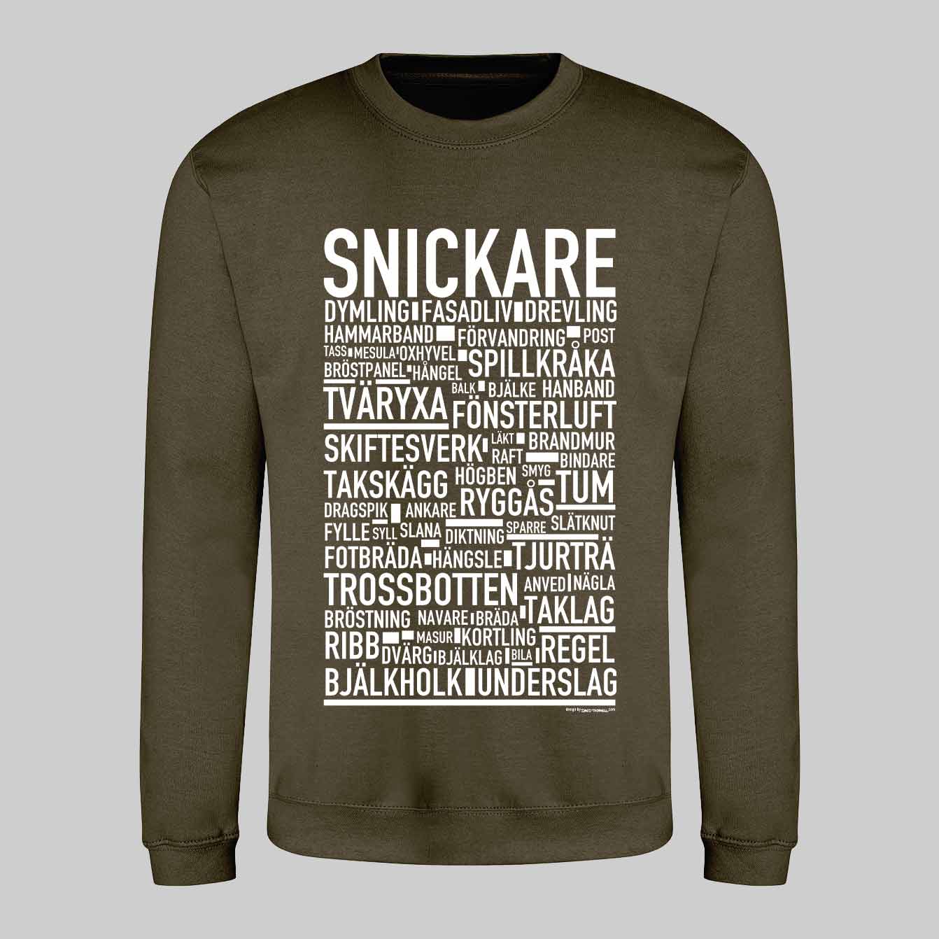 Snickare Text Sweatshirt