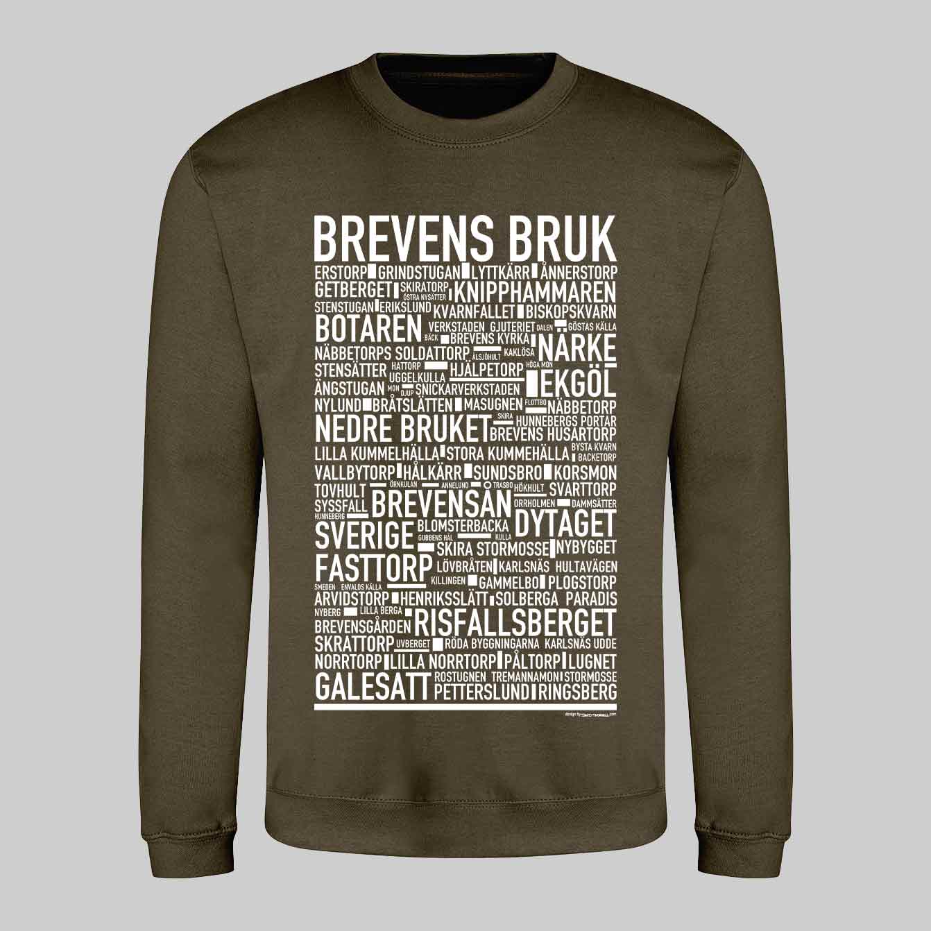 Brevens Bruk Text Sweatshirt