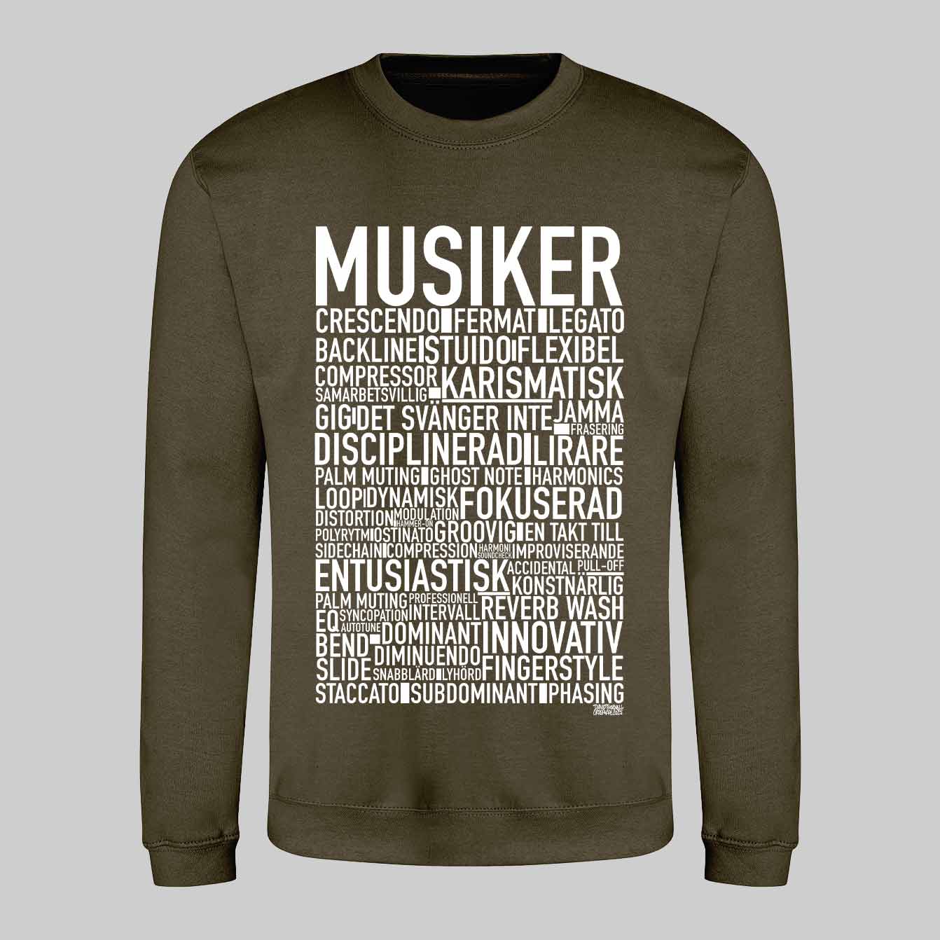 Musiker 2025 Text Sweatshirt