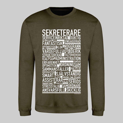 Sekreterare Text Sweatshirt