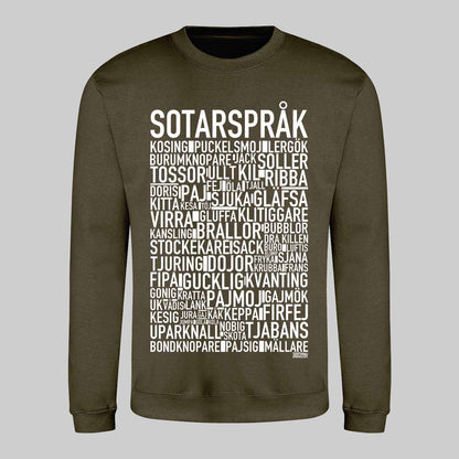 Sotarspråk Dialekt Text Sweatshirt