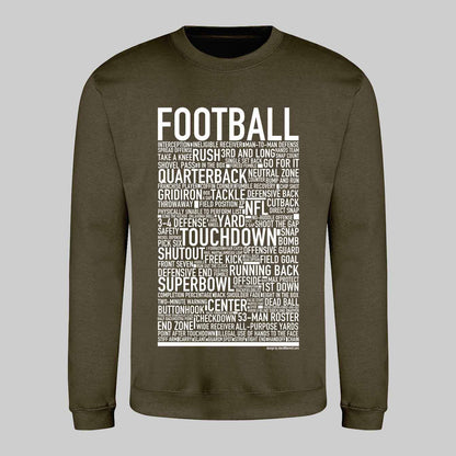 Football Text Sweatshirt