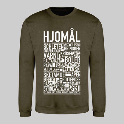 Hjomål Dialekt Text Sweatshirt