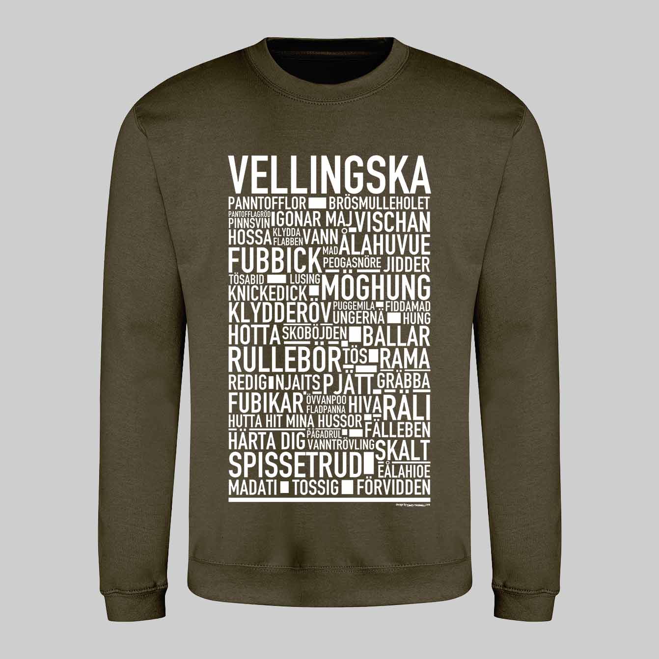 Vellingska Dialekt Text Sweatshirt