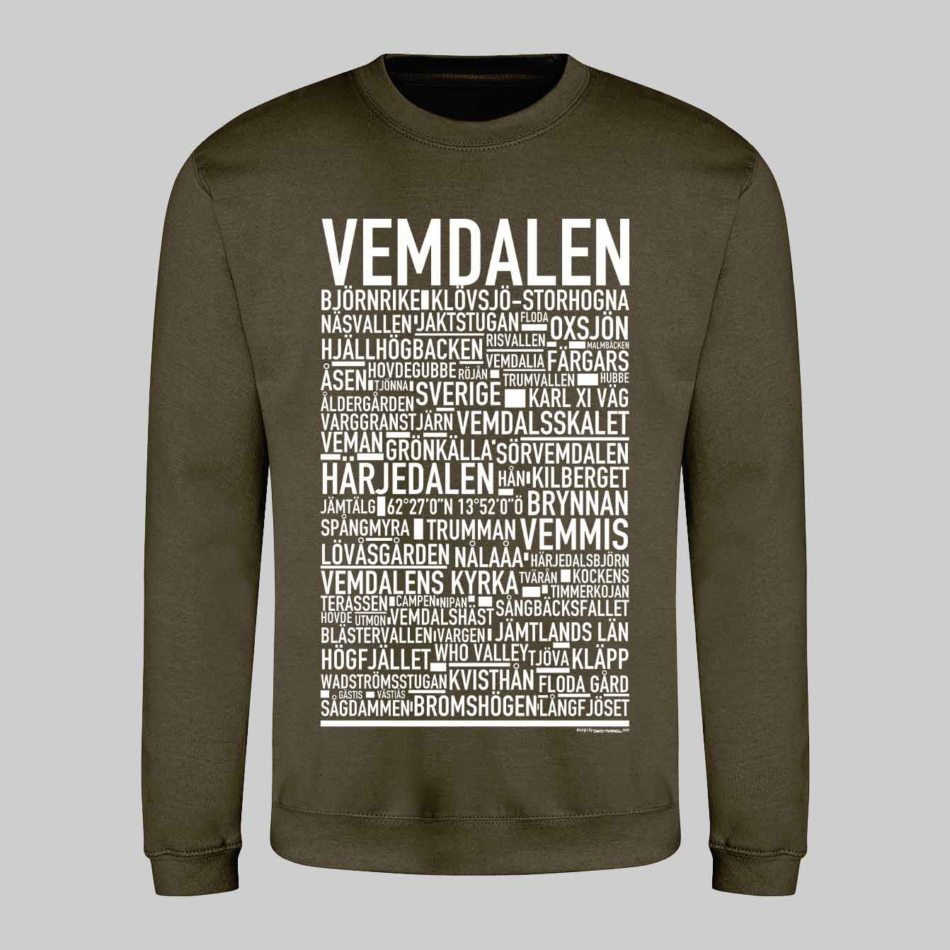 Vemdalen Text Sweatshirt