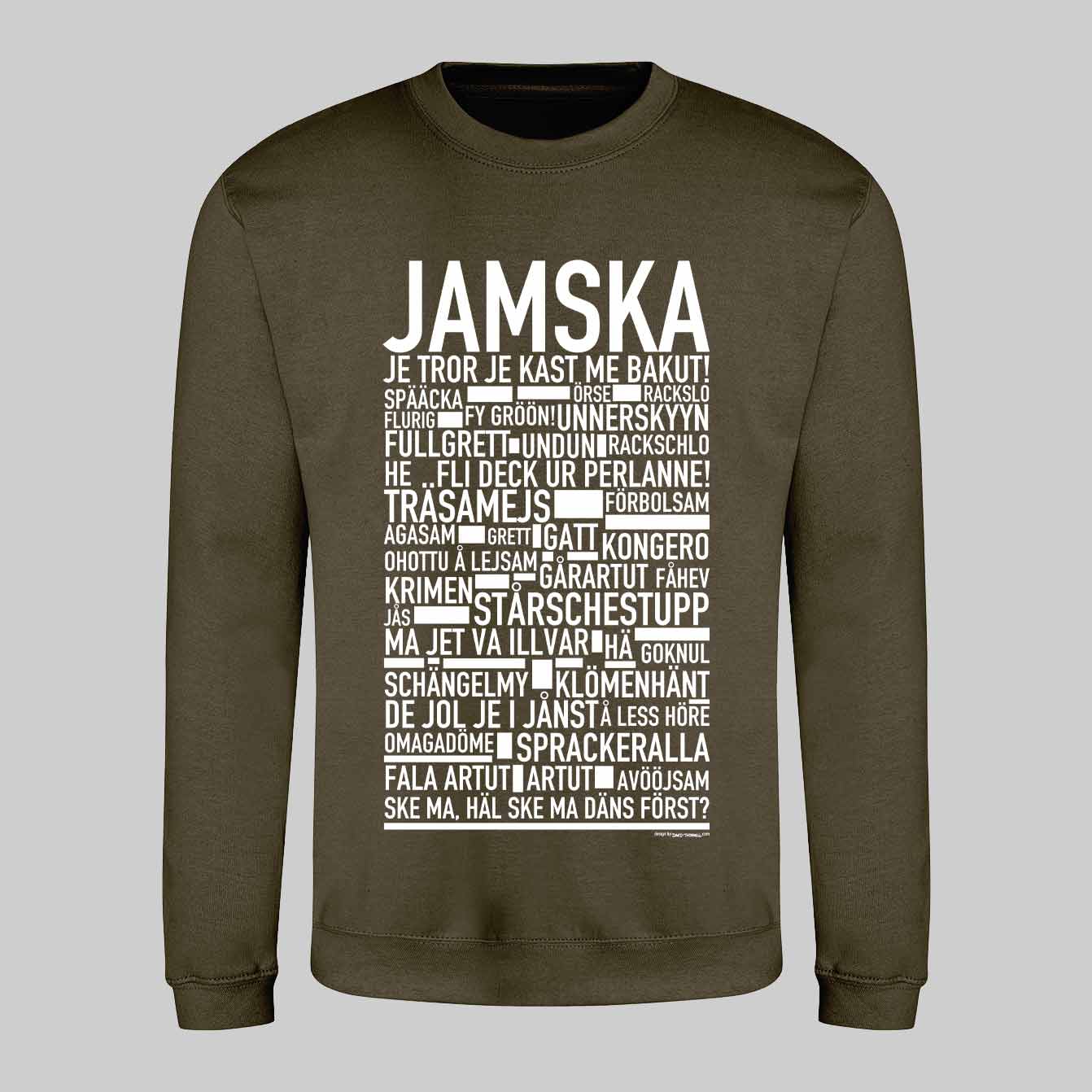 Jamska Dialekt Text Sweatshirt