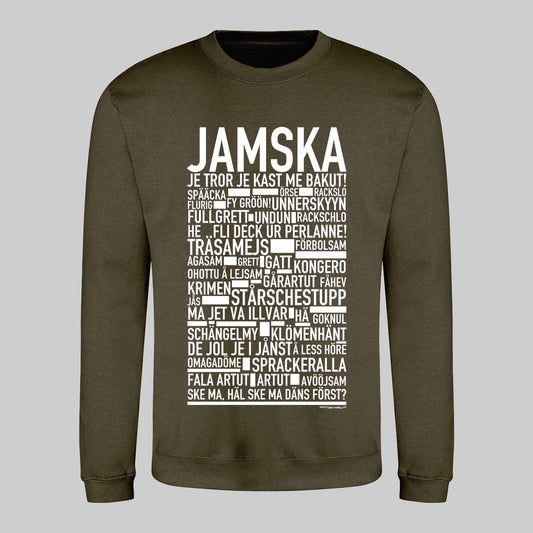 Jamska Dialekt Text Sweatshirt