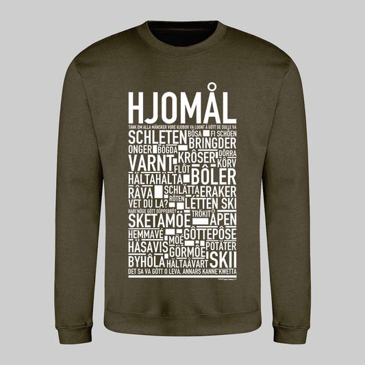 Hjomål Dialekt Text Sweatshirt
