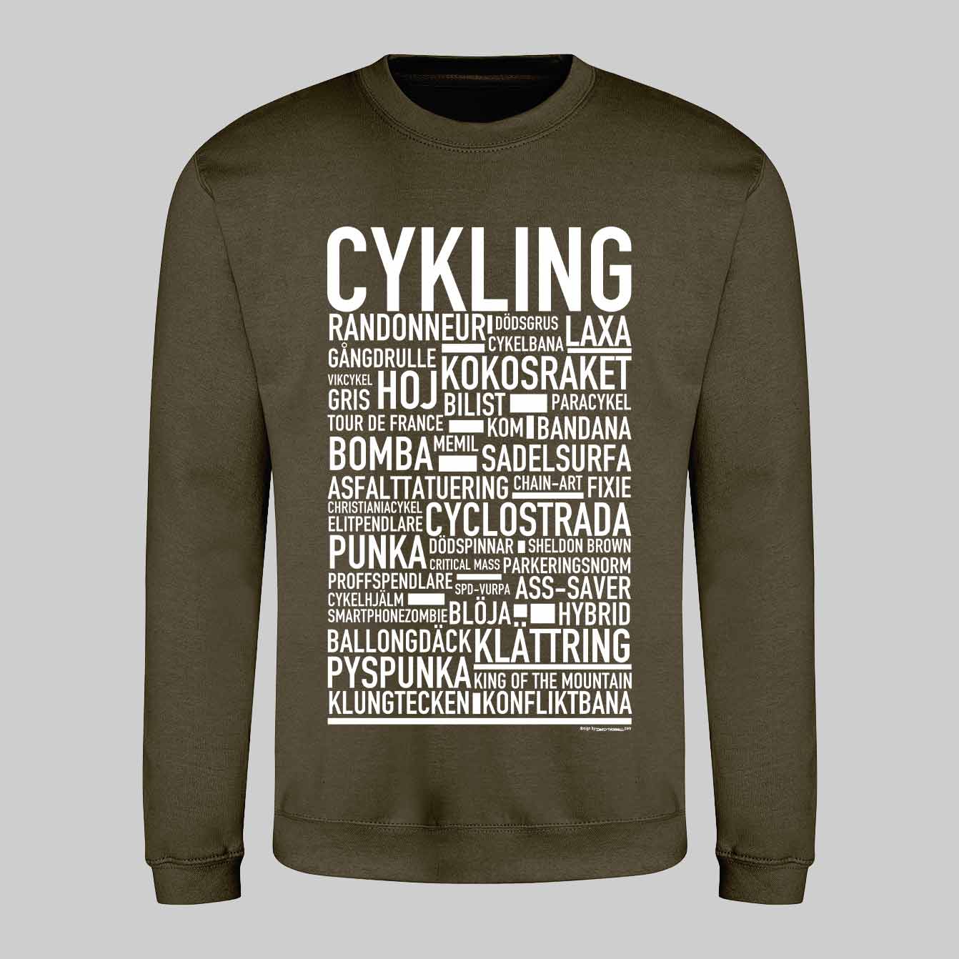 Cykling Text Sweatshirt