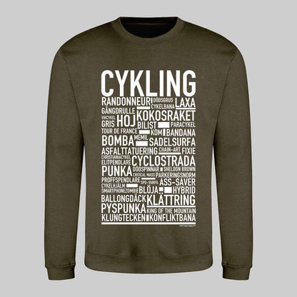 Cykling Text Sweatshirt