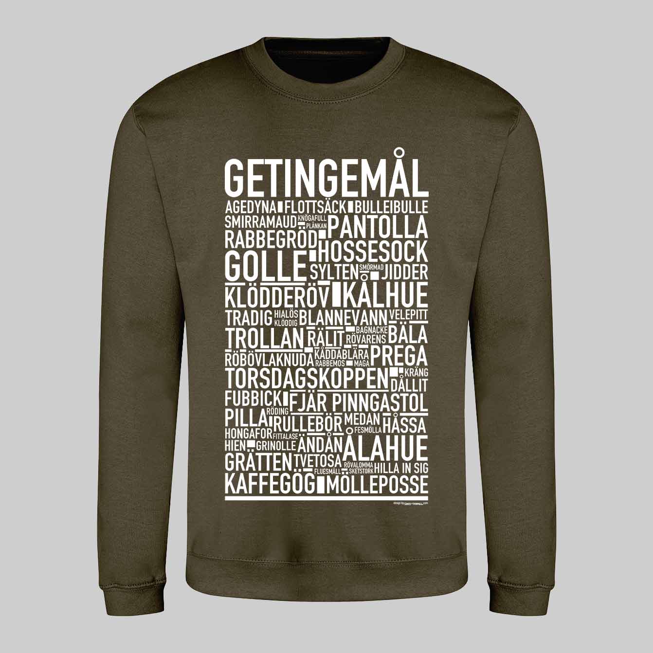 Getingemål Dialekt Text Sweatshirt